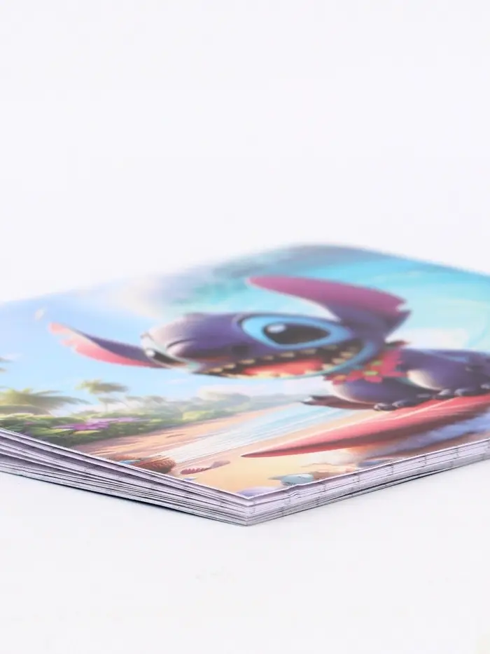 Блокнот 10х10см, 16 л МИКС "Стич"