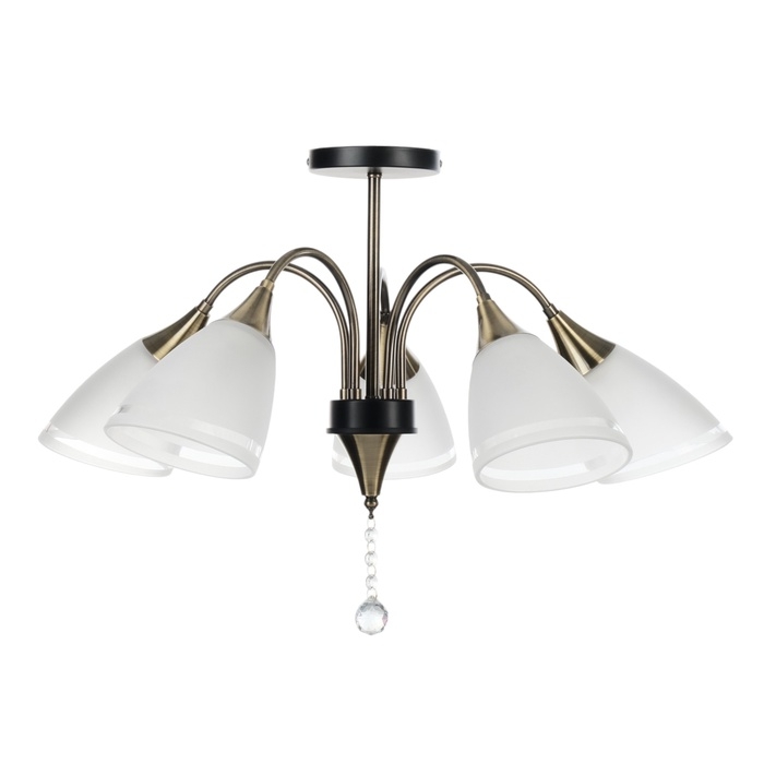 Люстра Люстра "Сандра" 5хЕ27 40Вт черно-бронзовый 65х65х30 см