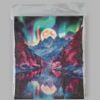 Алмазная мозаика &laquo;Лунный пейзаж&raquo; 21&times;25 см, с мольбертом