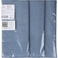 Полотенце вафельное Luscan 240 гр/м2, 40х70, яч7х7, серый, 3 шт/уп