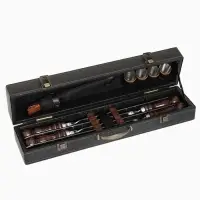 Набор с шампурами подарочный &laquo;Элит-XS&raquo; №13, в коробке из эко-кожи