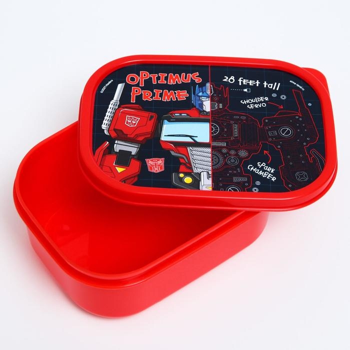 Ланч-бокс прямоугольный 0,5 л  Ланч-бокс прямоугольный 0,5 л "Optimus Prime", Трансформеры