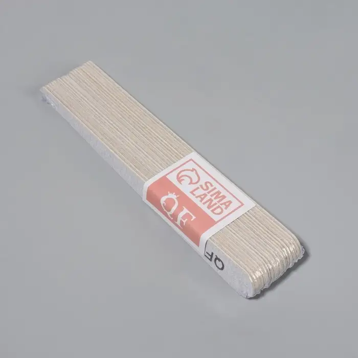 Набор пилок для ногтей, капля, набор 20 шт., деревянная основа, 180/180 грит, 18 см