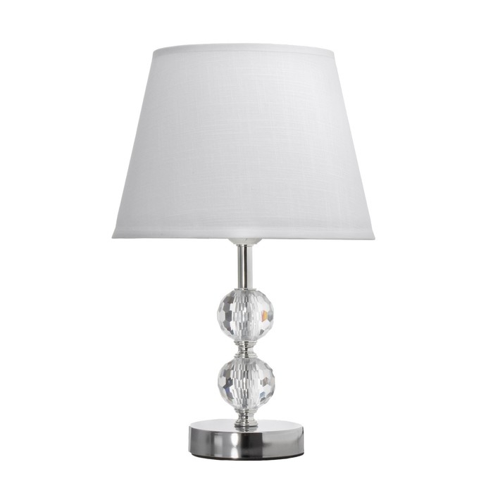 Настольная лампа Настольная лампа "Булла-2" E27 40Вт хром 22,5х22,5х34,5 см