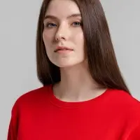 Свитшот унисекс BNC Inspire (Organic), красный, размер S
