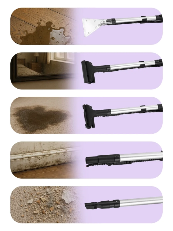 Пылесос паровой хозяйственный КТ-5542 - 2100 Вт