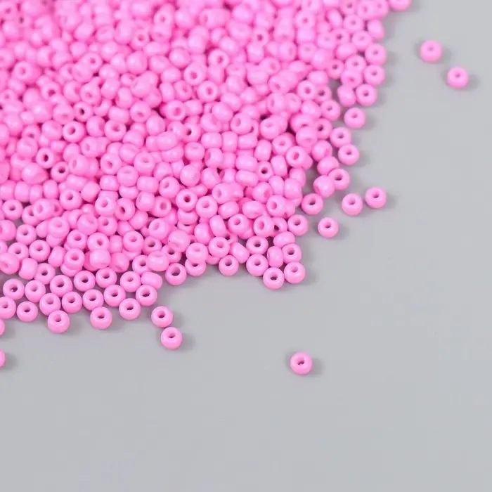 Бисер стекло 12/0  Бисер стекло 12/0 "Розовая фуксия" 15 гр