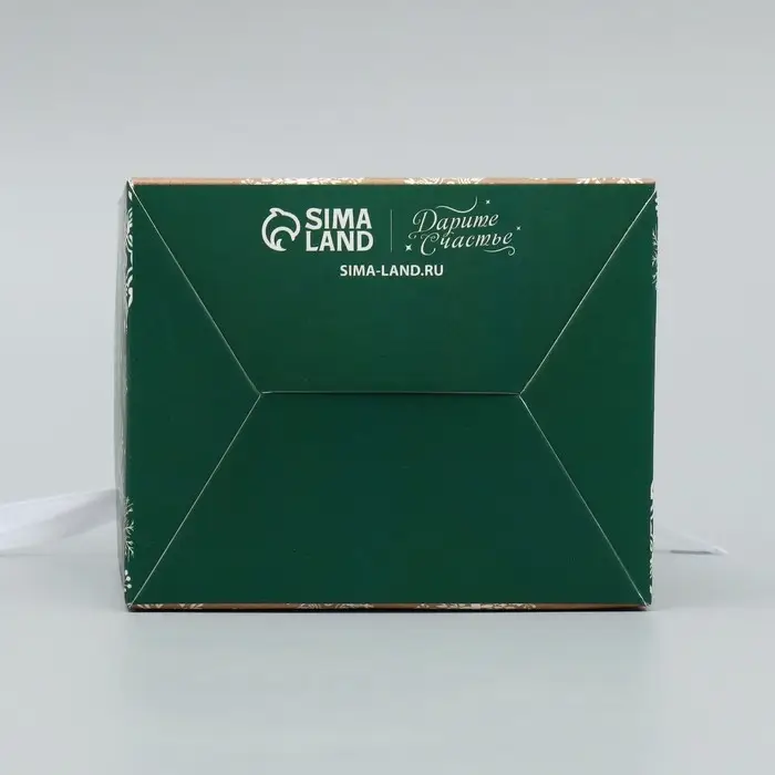 Упаковка для кондитерских изделий «С Новым годом», снегирь, 8 х 10 х 16 см, Новый год Упаковка для кондитерских изделий «С Новым годом», снегирь, 8 х 10 х 16 см, Новый год