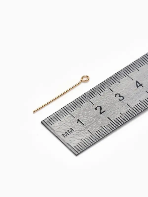 Штифт с петлёй СМ-1083, 2.8 см, (набор 100 г), цвет золото