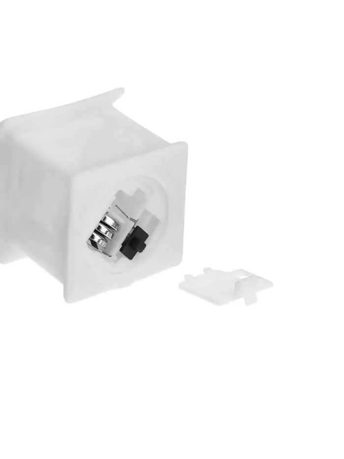 Светодиодная фигура &laquo;Домик белый&raquo;, 6.5&times;5.5 см, от батареек 3хAG10, свечение тёплое белое