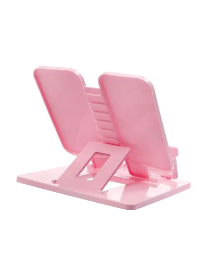 Подставка для книг Calligrata премиум, цветная, розовая