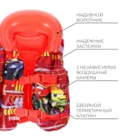 Жилет надувной &laquo;На волне: Машинки&raquo;, детский, 43&times;33 см