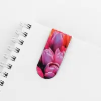 Магнитная закладка и блок бумаги, 30 л. «8 марта: Тюльпаны»