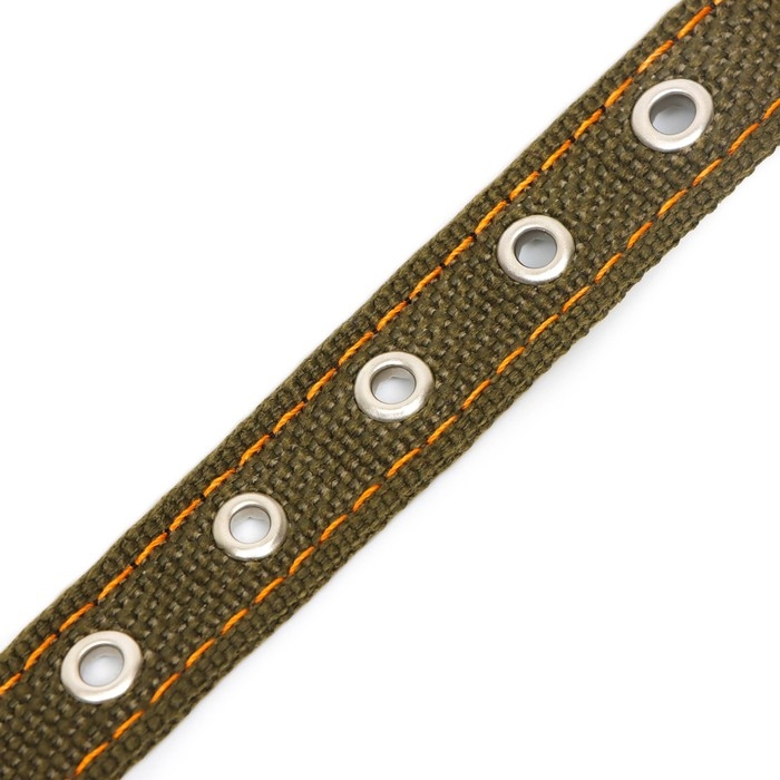 Ошейник брезентовый двухслойный, 50 х 2 см, ОШ 25-35 см, хаки Ошейник брезентовый двухслойный, 50 х 2 см, ОШ 25-35 см, хаки