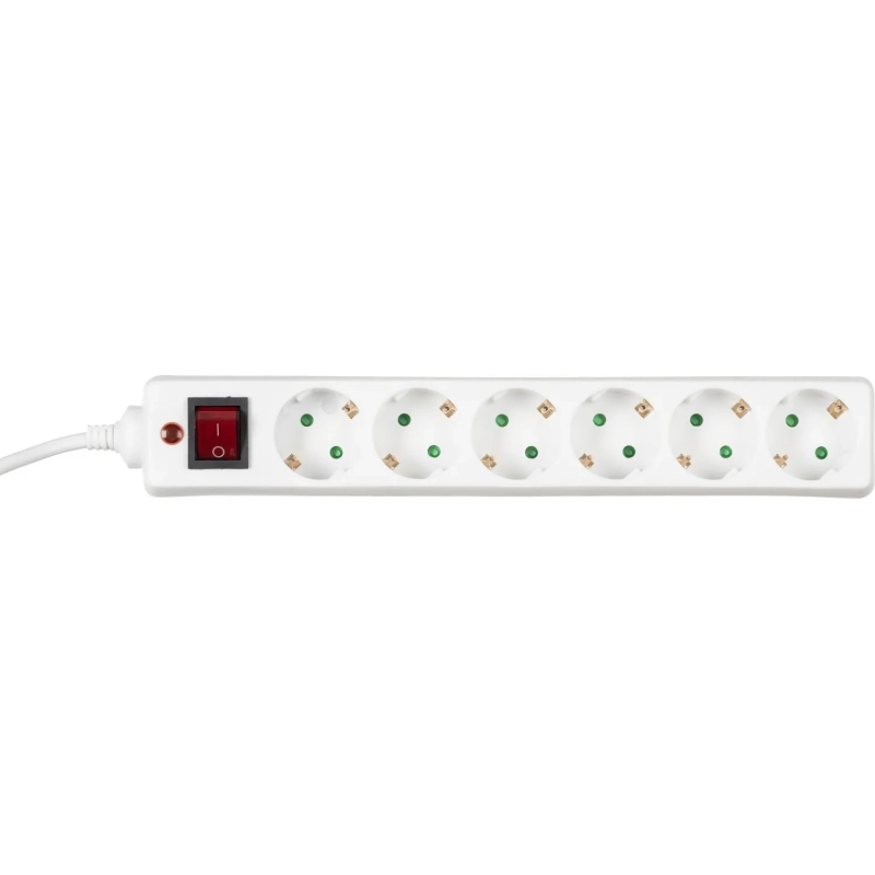 Сетевой фильтр BigTech CD6-3W1 (6р/3м/10А/2500Вт 1мм 2500Вт)