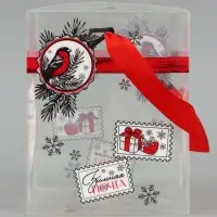 Коробка подарочная, складная из PVC &laquo;Счастья в Новом году&raquo;, 12&times;15&times;12 см