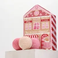 Адвент-календарь "Все желания сбудутся", бомбочки для ванны, 4х120