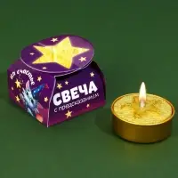 Свеча чайная &laquo;Новогодняя&raquo;, d = 4 см, МИКС