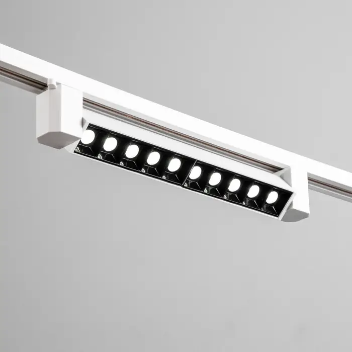Светильник трековый BayerLux Simple &laquo;Линза&raquo; LED, 20 Вт, 34&times;3.5&times;4.5 см, белый