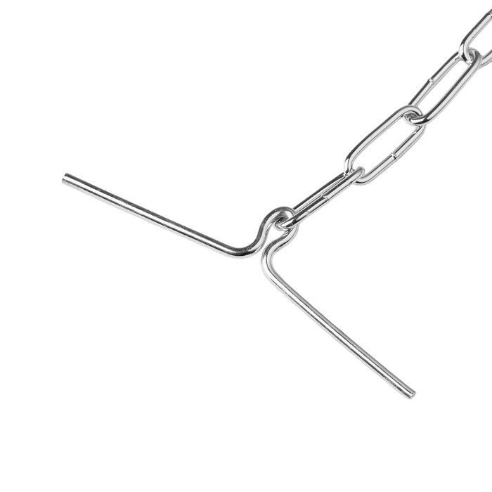 Цепь для привязи собак, сварные звенья, 1,8 м, калибр 30 мм, толщина проволки 2,6 мм Цепь для привязи собак, сварные звенья, 1,8 м, калибр 30 мм, толщина проволки 2,6 мм