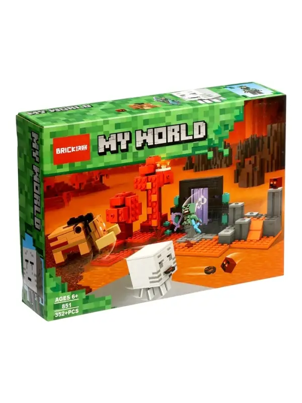 Конструктор блочный &laquo;Мой Мир. Засада на портале Пустоты&raquo; Brick, 352 детали