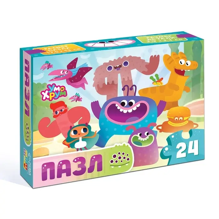Пазл "Ум и Хрум", 24 элемента