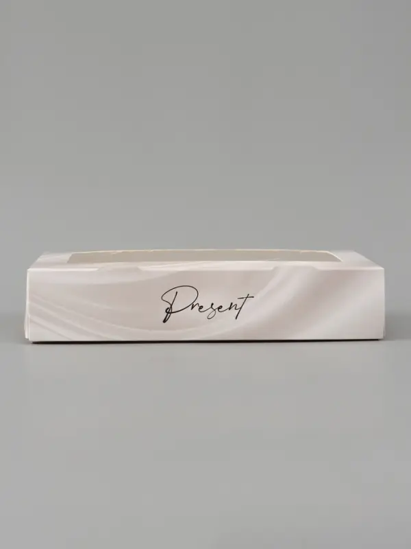 Коробка подарочная с окном &laquo;Лепестки&raquo;, 20&times;12&times;4 см, самосборная