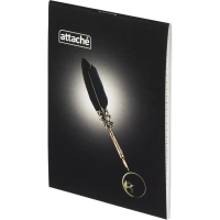 Блокнот Скрепка А6 32л. клетка ATTACHE офис. (БК)