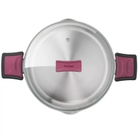 Кастрюля со стеклянной крышкой Cook&Clip 20 см, 2,9 л