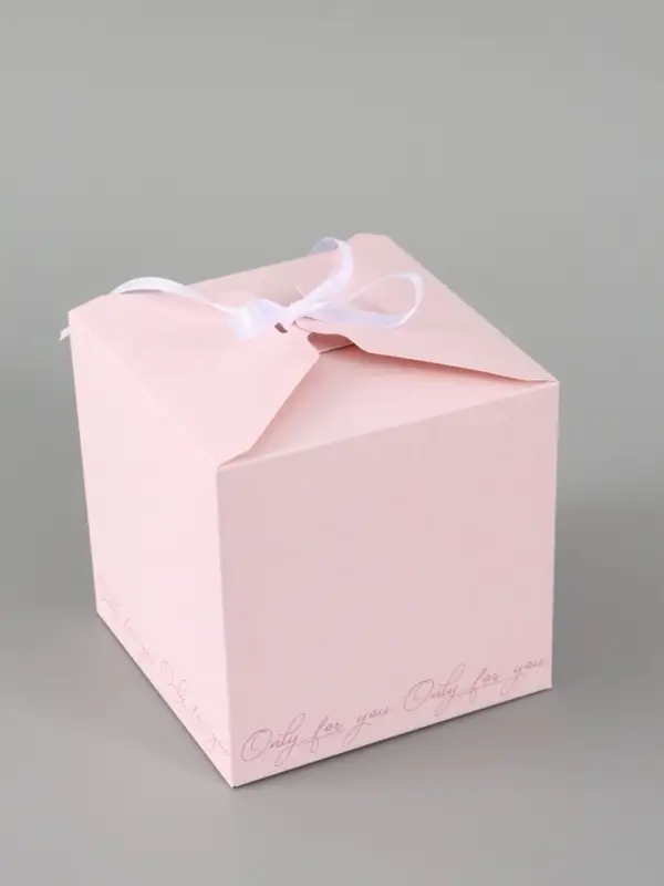 Коробка подарочная складная Only for you, 12&times;12&times;12 см
