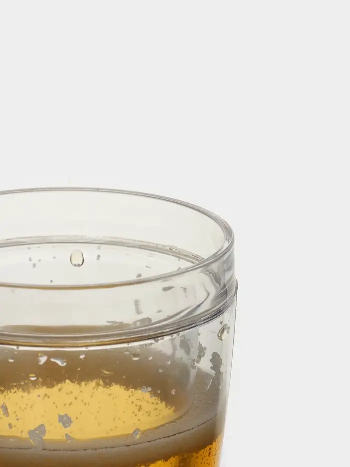 Кружка для пива охлаждающая, 420 мл, пластик, прозрачная