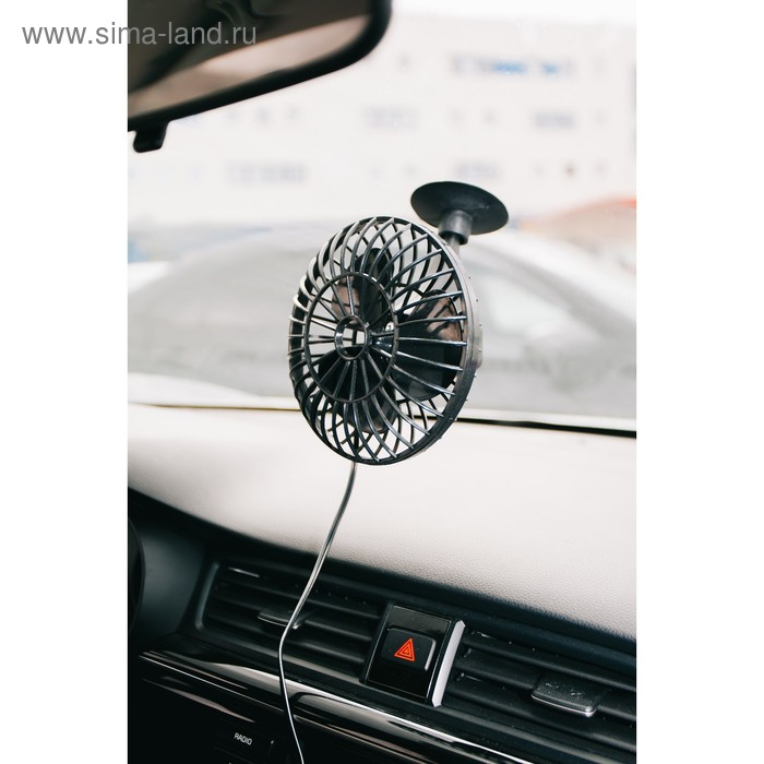 Вентилятор салона TORSO, 12 В, провод 1.2 м, чёрный Вентилятор салона TORSO, 12 В, провод 1.2 м, чёрный