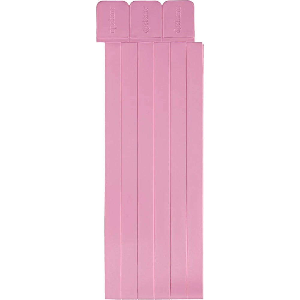 Закладки самоклеящиеся для книг, прямые,наб.6 шт,350мкм,светло-роз,2921-121