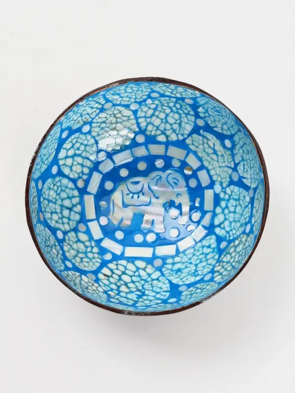 Чаша &laquo;Слон&raquo;, 14&times;14&times;6 см, кокос