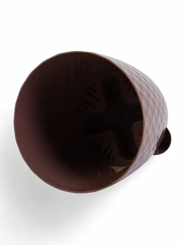 Кашпо с прикорневым поливом Кашпо с прикорневым поливом "Румба" 1,5 л, D14 см, h-14,5 см, цвет мокко