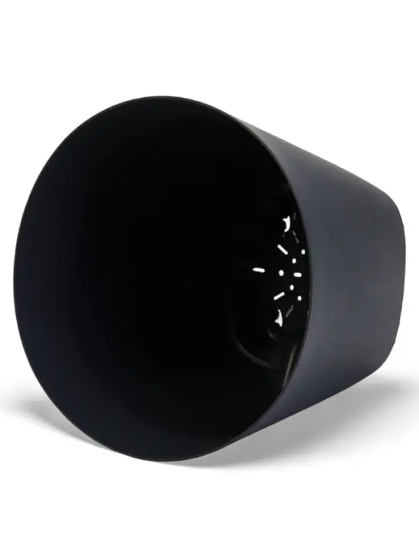 Кашпо с прикорневым поливом 8 л  D-24см, H-25см графит  Кашпо с прикорневым поливом 8 л  D-24см, H-25см графит "Гранд"