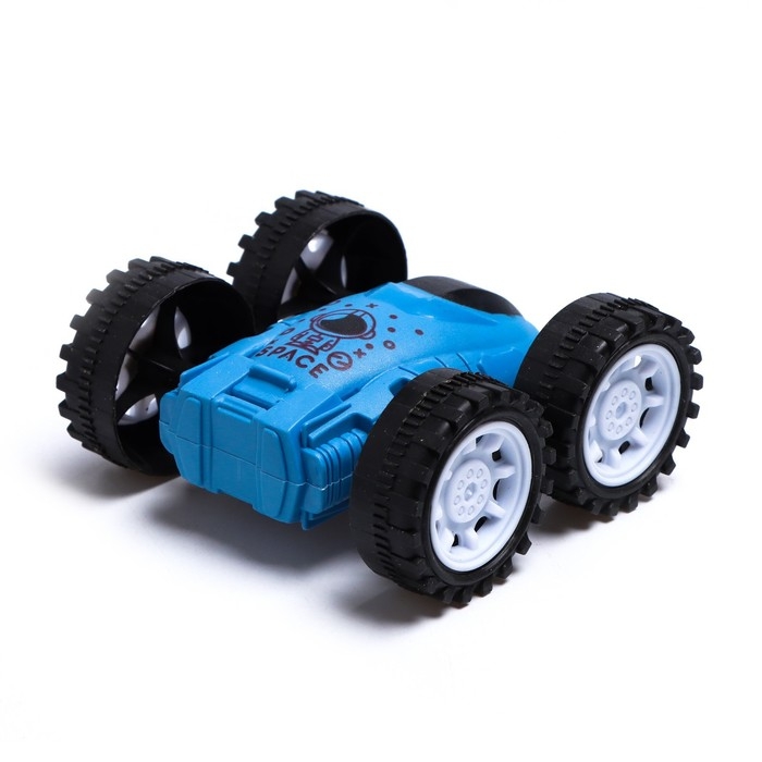 Перевёртыш инерционный «Машинка-перевертыш», цвет синий Перевёртыш инерционный «Машинка-перевертыш», цвет синий