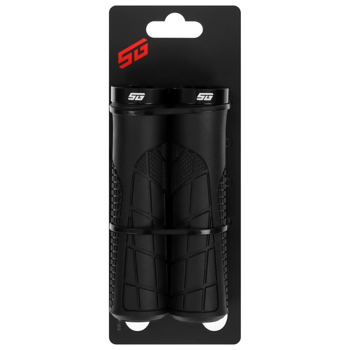 Грипсы STG HL-G316, 135 мм, Lock-On, цвет чёрный Грипсы STG HL-G316, 135 мм, Lock-On, цвет чёрный