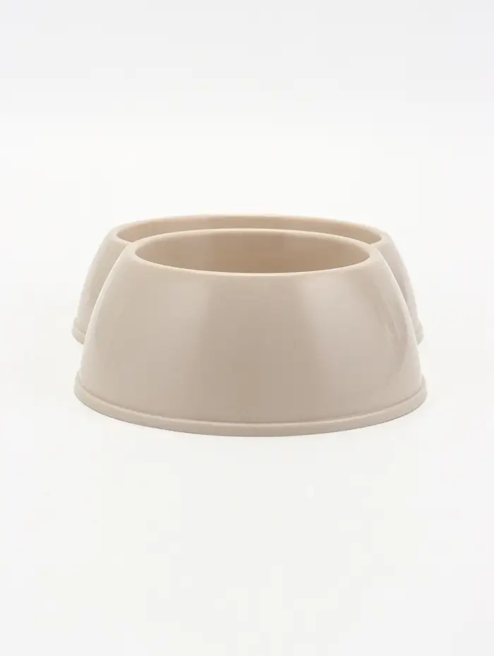 Миска двойная для животных ALTA, 630/430 мл, цвет МИКС