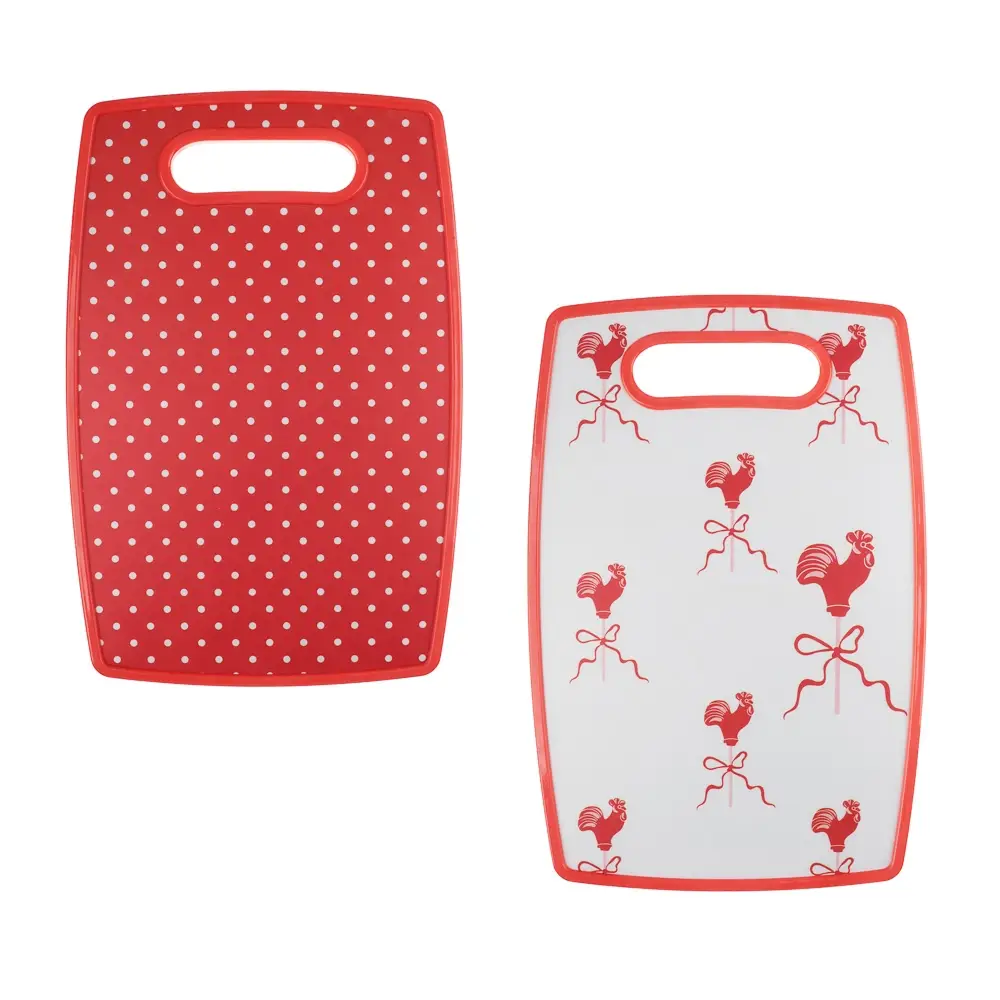 Доска разделочная тм VETTA, 20х30х1,2см, полипропилен 2 дизайна