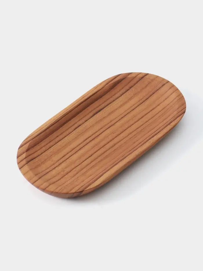 Блюдо, 20&times;10&times;2 см, тиковое дерево