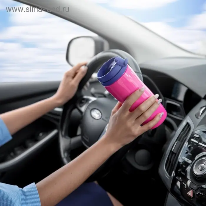 Термостакан, розово-фиолетовый неон, 350 мл Термостакан, розово-фиолетовый неон, 350 мл