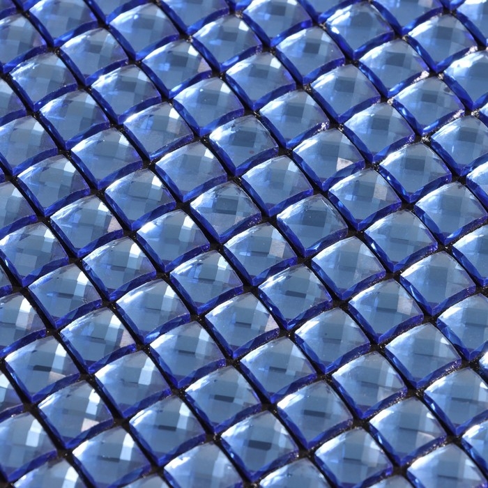 Панель самоклеящаяся 30*30см мозаика клетка синяя Панель самоклеящаяся 30*30см мозаика клетка синяя