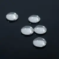 Кабошон стекло, круг 10мм (набор 5 шт.), цвет прозрачный Кабошон стекло, круг 10мм (набор 5 шт.), цвет прозрачный