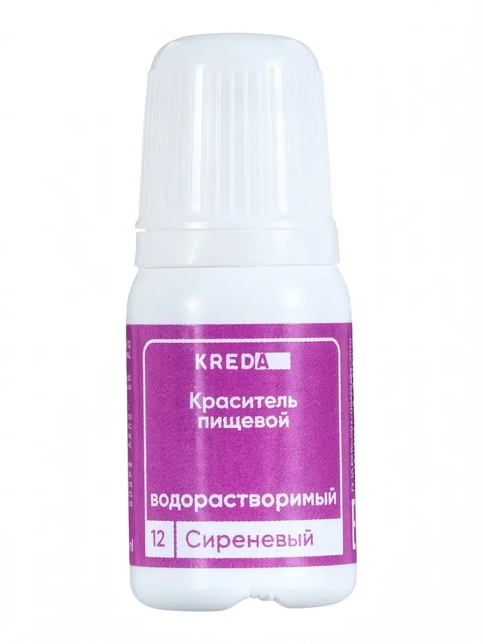 Краситель пищевой Prime-gel, водорастворимый, сиреневый, 10 мл