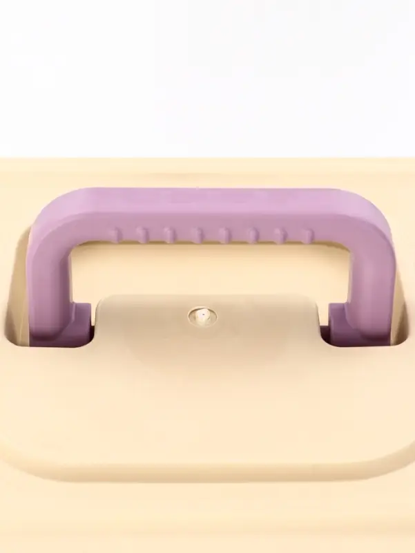 Переноска для животных, 44&times;31&times;27 см, пластик, бежевая, лавандовая