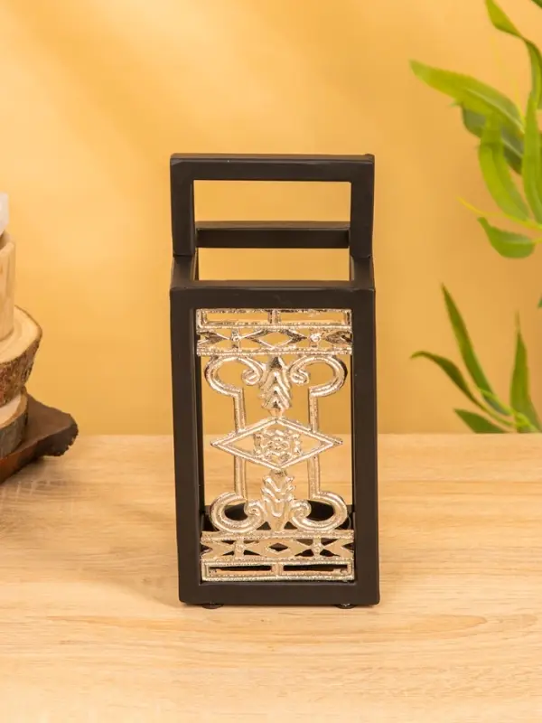 Подсвечник фонарь  Подсвечник фонарь "Геральдика" 11х11х24,5 см, d 7,5 см, алюминий, железо