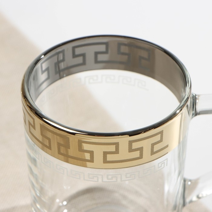 Набор гравированных кружек «Барокко», 200 мл, 6 шт Набор гравированных кружек «Барокко», 200 мл, 6 шт