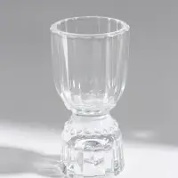 Подсвечник стеклянный &laquo;Лидс&raquo;, 5&times;5&times;10 см, d=2.2 см