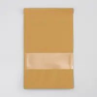Пакет Zip - lock Крафт с прямоугольным окном 12&times;20 см